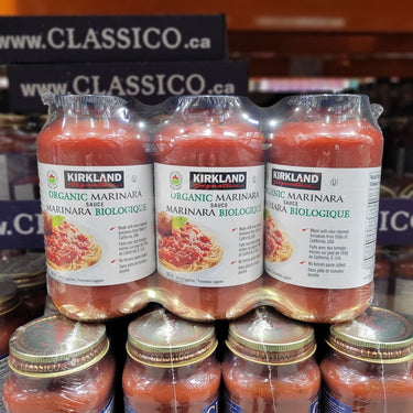 Image of Kirkland Signature Organic Marinara Sauce 3-Pack - 3 x 860 Grams